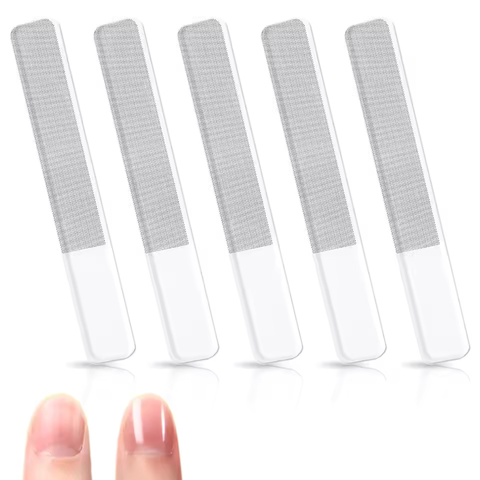 Nail File Titanium - 1/8Pcs Glass Nail Shiner Upgrade Glass