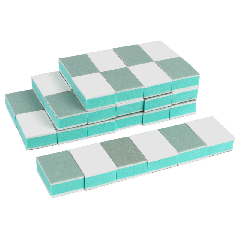 Nail File Titanium - 50/100Pcs Mini Nail Buffing Blocks 1000/4000