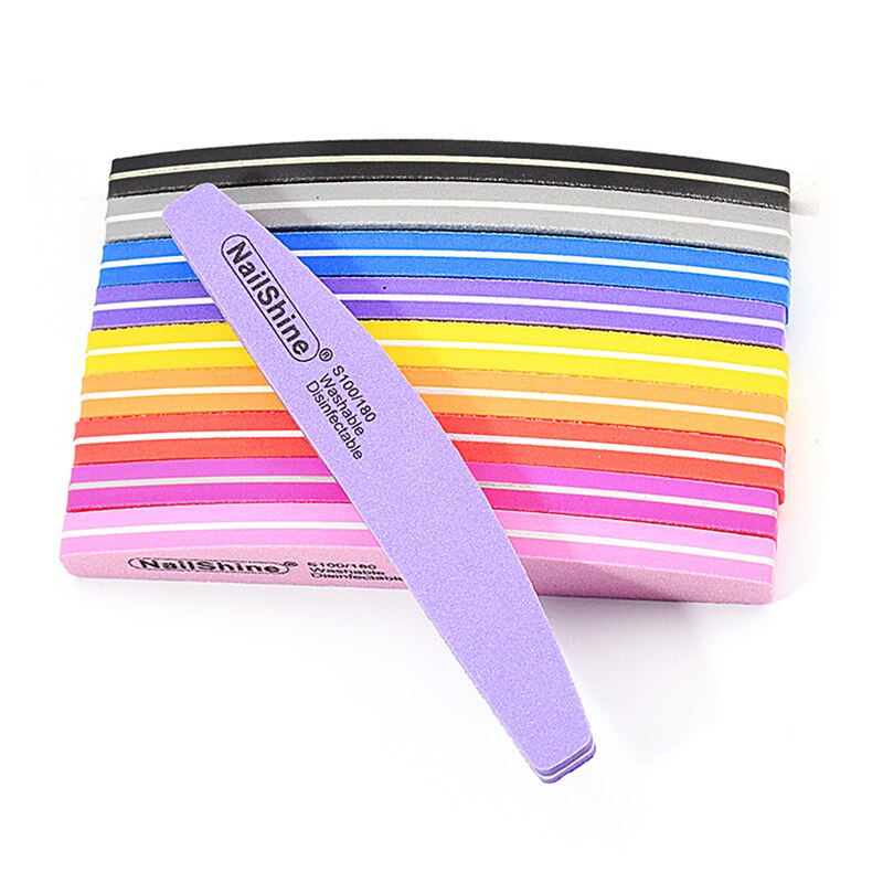 Nail File Titanium - 10/30pcs Double-sided Nail File Block Colorful