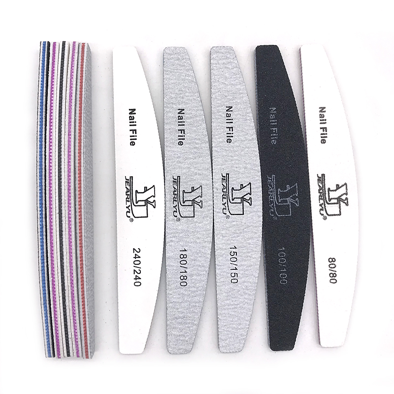 Nail File Titanium - 5Pcs/Lot Nail File Mix Color Limas