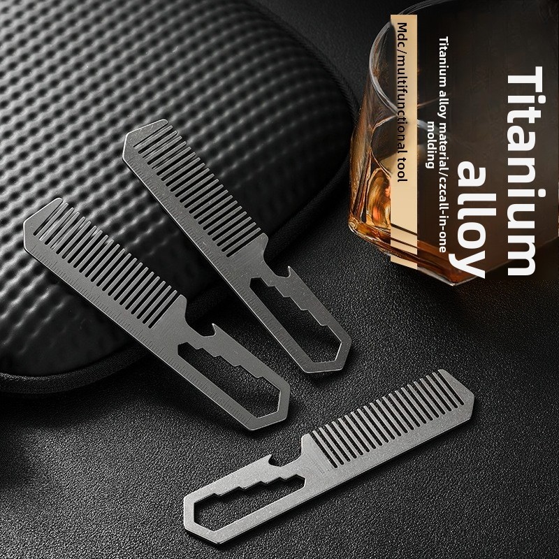New Titanium Alloy Multifuncti - Comb Pocket Titanium recension och pris