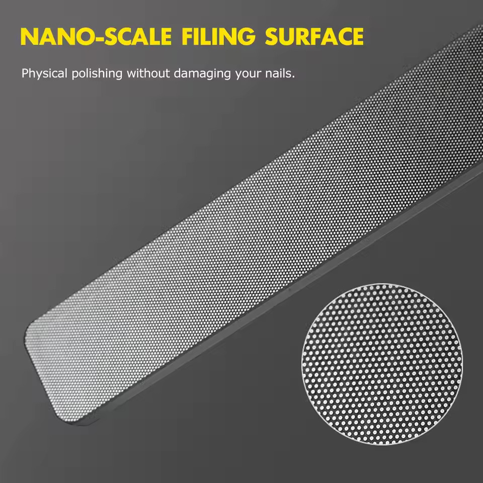 1/8Pcs Glass Nail Shiner Upgra - Nail File Titanium recension och pris