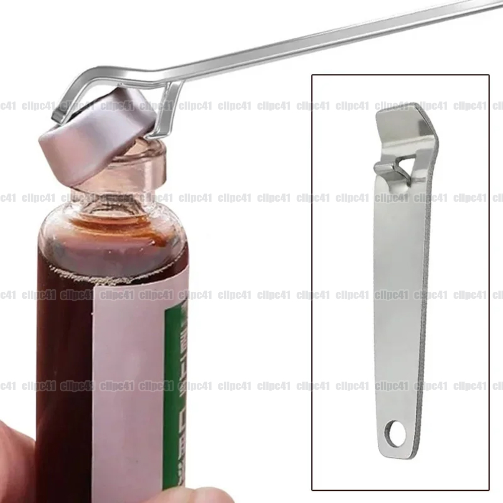 1Pc Stainless Steel Oral Liqui - Bottle Opener Keyring recension och pris