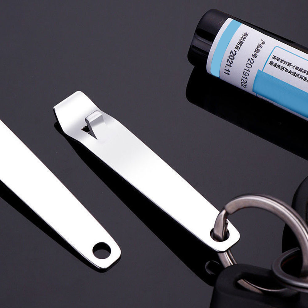 1Pc Stainless Steel Oral Liqui - Bottle Opener Keyring recension och pris