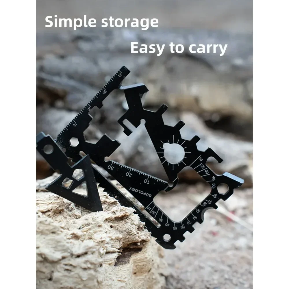 Outdoor Portable 18 in 1 Card  - Edc Carry Card recension och pris