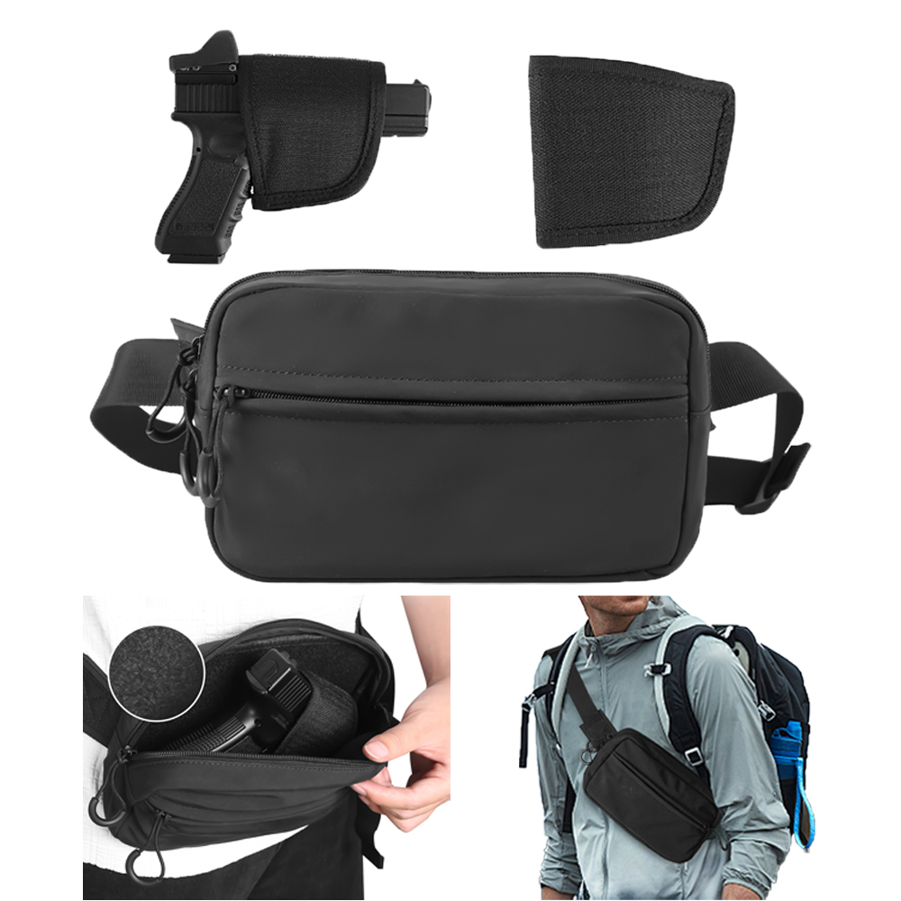 Tactical Crossbody Bag Pistol  - Edc Carry Fanny Pack recension och pris