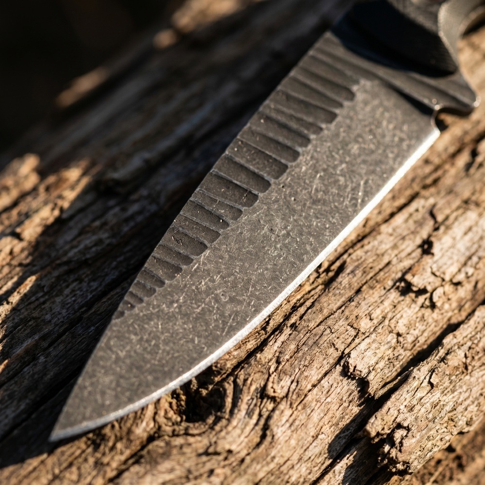 Full Tang Bushcraft Knife D2 B - Edc Concealed Carry Knife recension och pris
