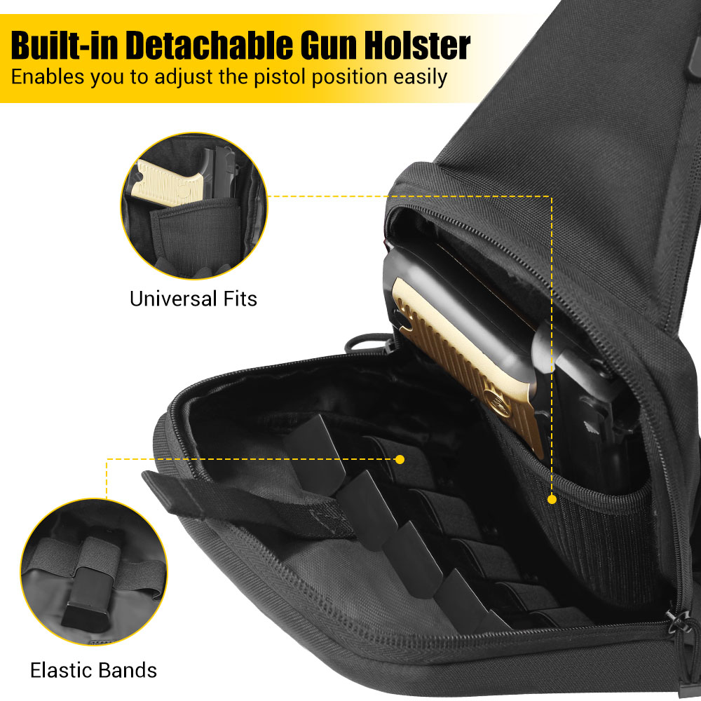 Tactical Pistol Gun Bag Concea - Edc Carry Handgun recension och pris
