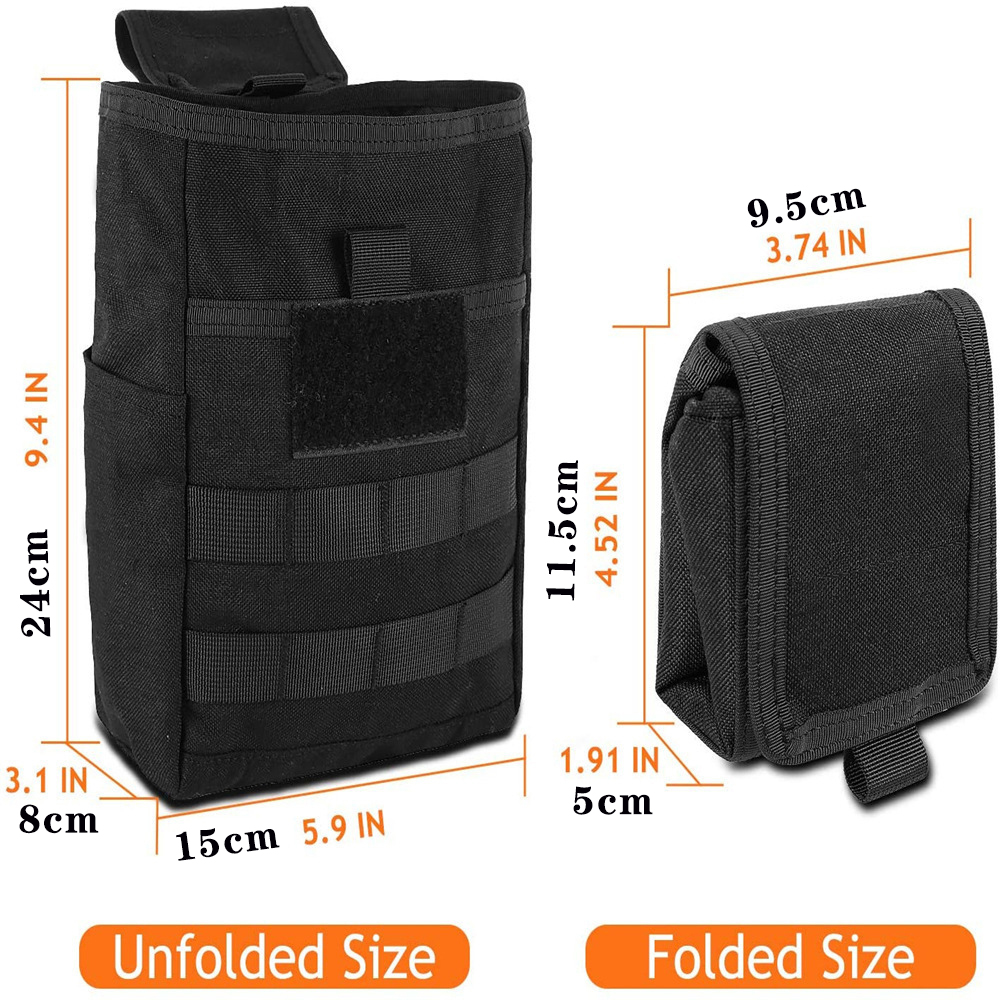 Foldable Molle Dump Drop Pouch - Edc Carry Box recension och pris