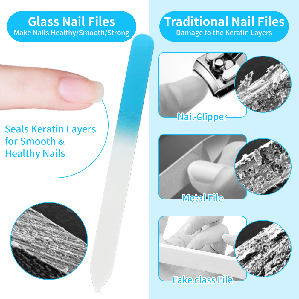 1PC Crystal Glass Nail File fo - Nail File Titanium recension och pris