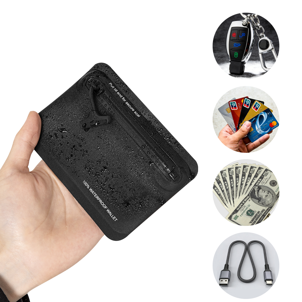 Waterproof Zipper Coin Purse O - Edc Carry Card recension och pris