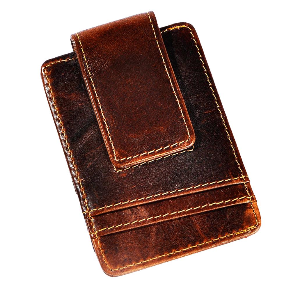 2020 Trend Real Leather Magnet - Money Clip Magnetic recension och pris