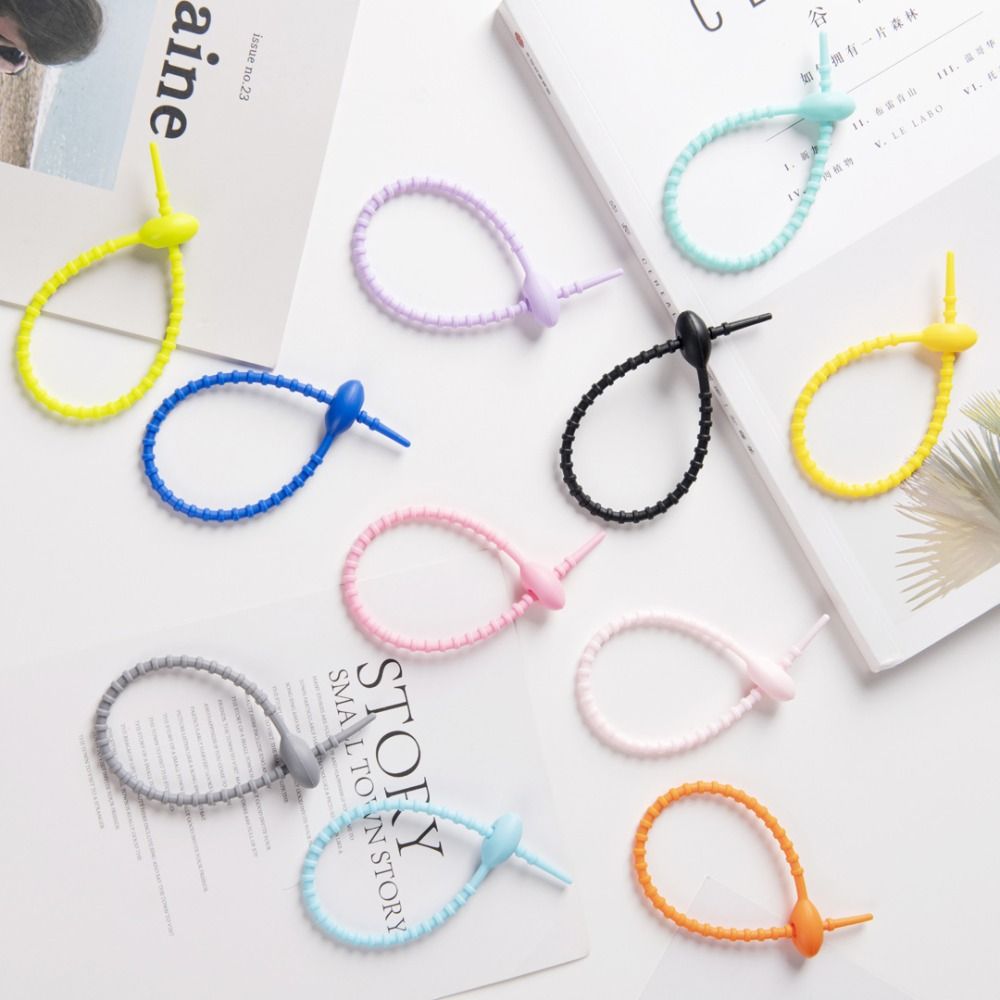 10Pcs/Set Tadpole Shaped Cable - Cable Winder Keychain recension och pris