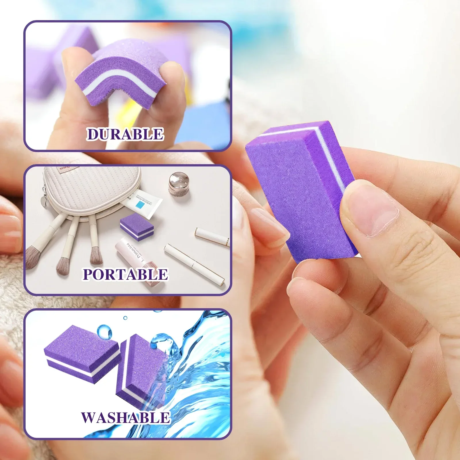 50/20/10 Mini Nail File Blocks - Nail File Titanium recension och pris
