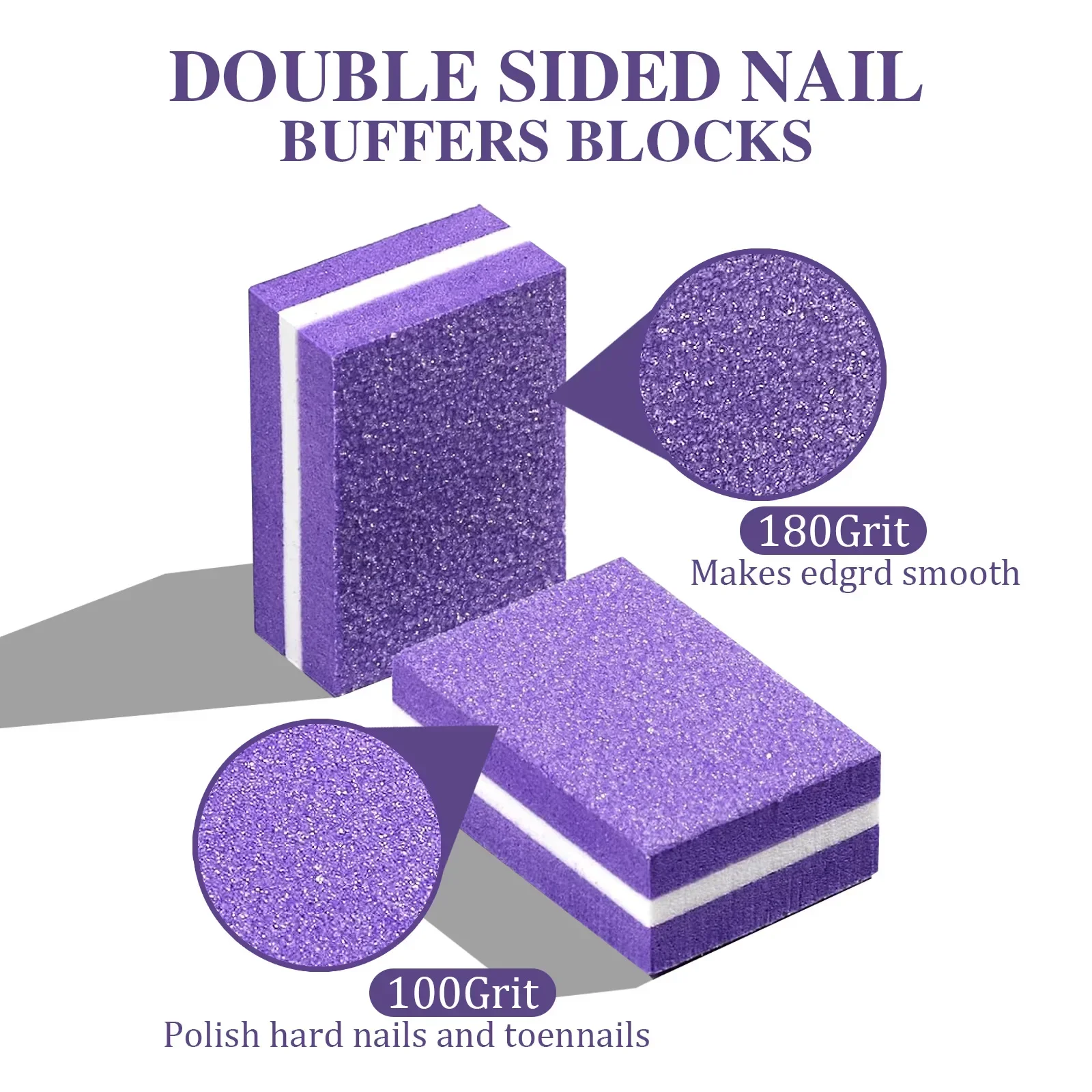 50/20/10 Mini Nail File Blocks - Nail File Titanium recension och pris