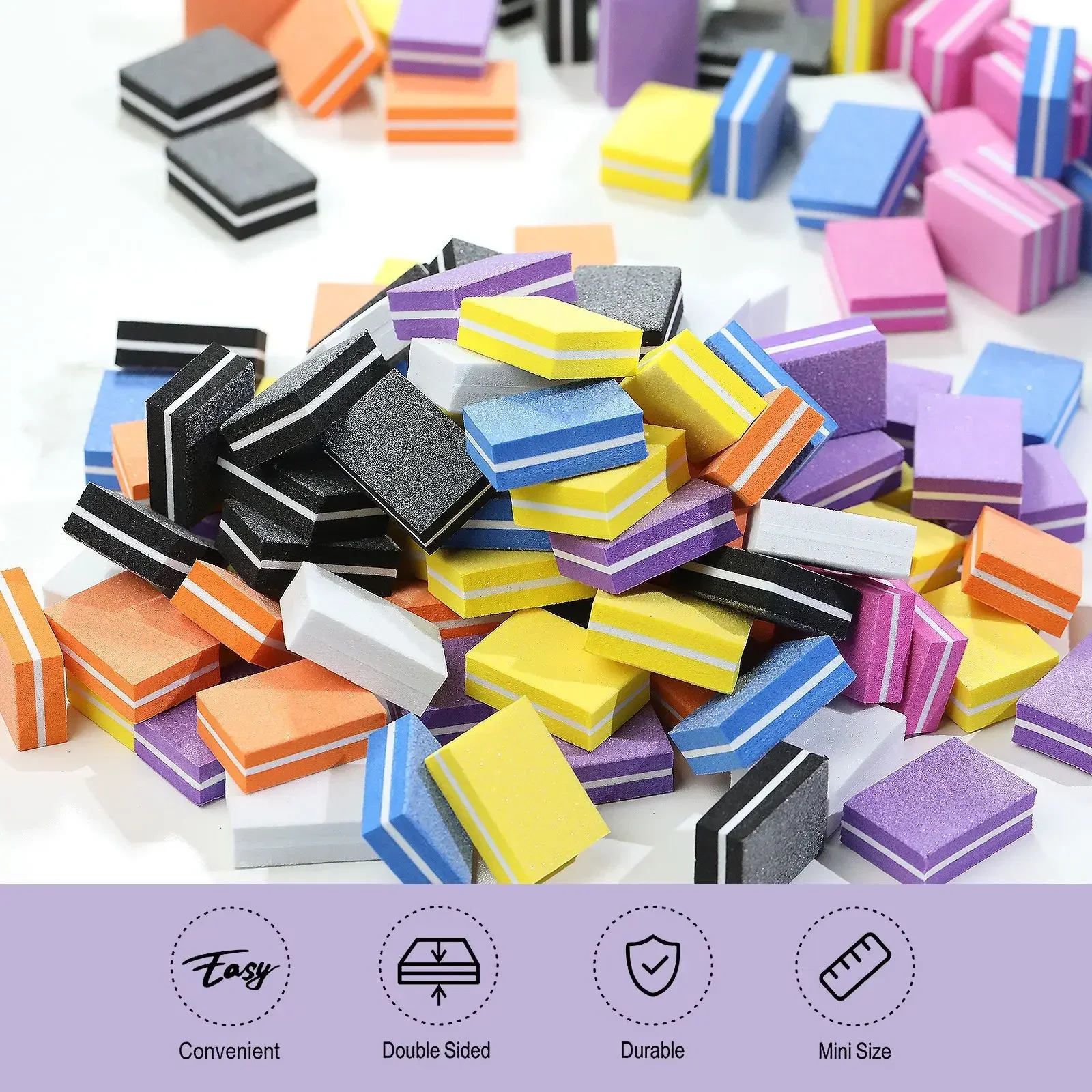 50/20/10 Mini Nail File Blocks - Nail File Titanium recension och pris