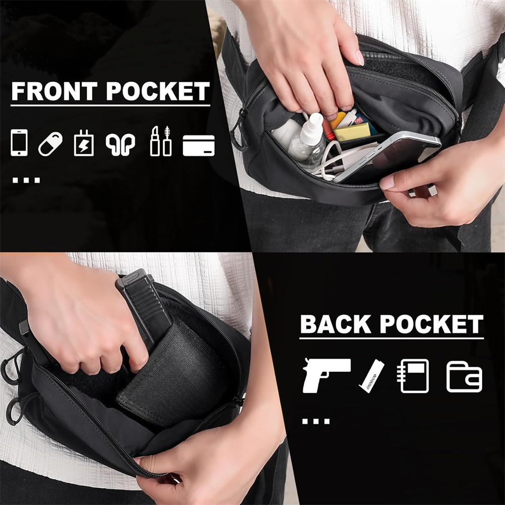 Concealed Carry Gun Bag Pistol - Edc Carry Fanny Pack recension och pris