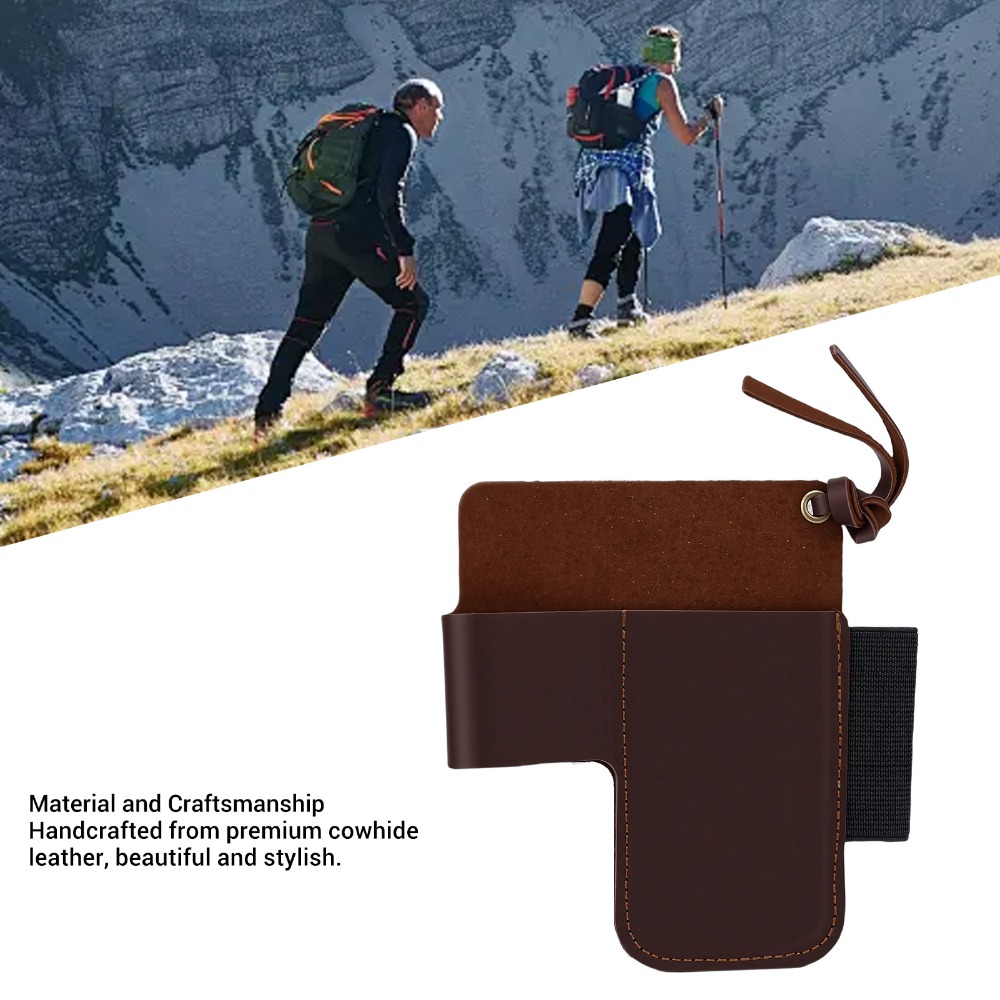 Durable Cowhide Leather Multit - Leather Edc. Carry Pouch recension och pris