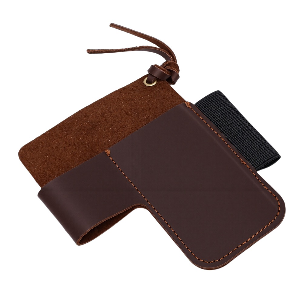 Durable Cowhide Leather Multit - Leather Edc. Carry Pouch recension och pris