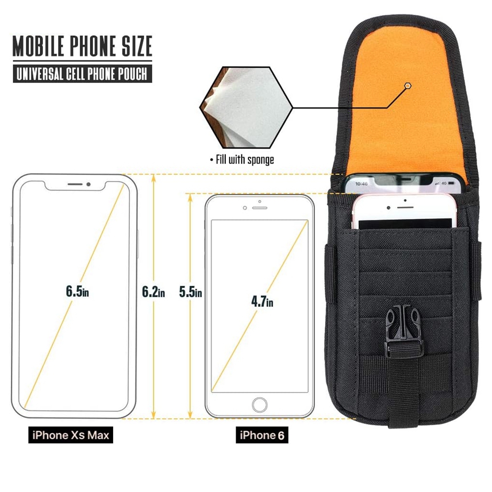 Tactical Phone Pouch Molle,Sma - Edc Carry Card recension och pris