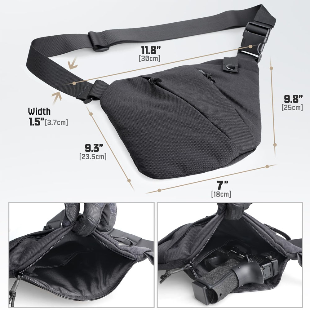 Tactical Concealed Gun Carry B - Edc Carry Handgun recension och pris