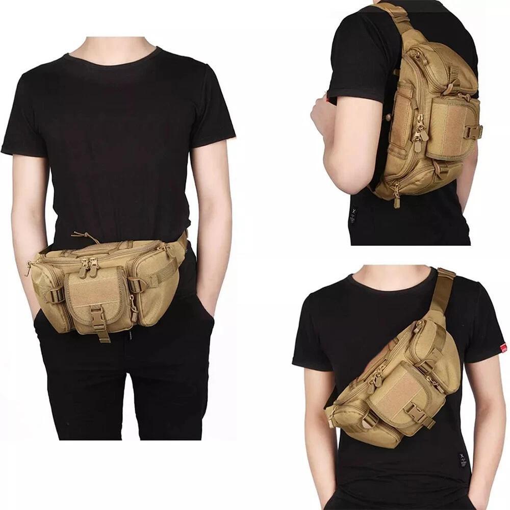 Tactical Fanny Pack for Men Co - Edc Carry Fanny Pack recension och pris
