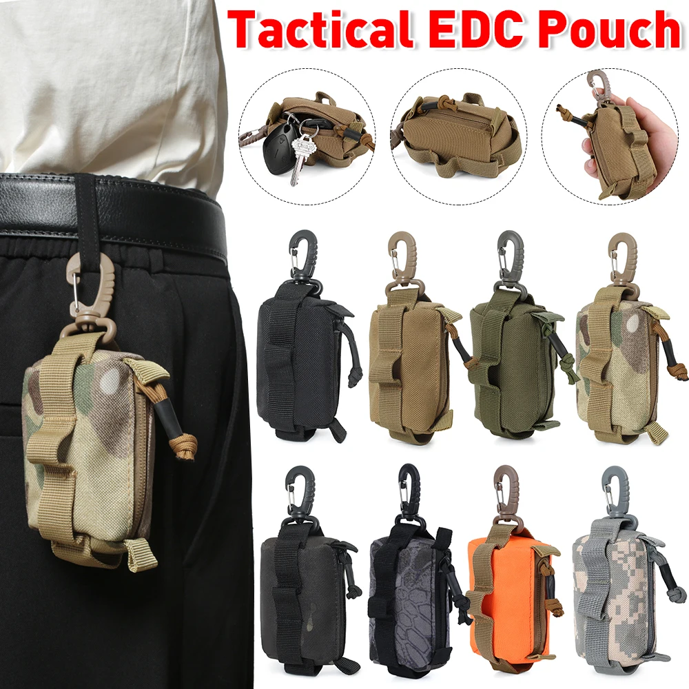 Tactical EDC Pouch Zipper Key  - Edc Carry Card recension och pris