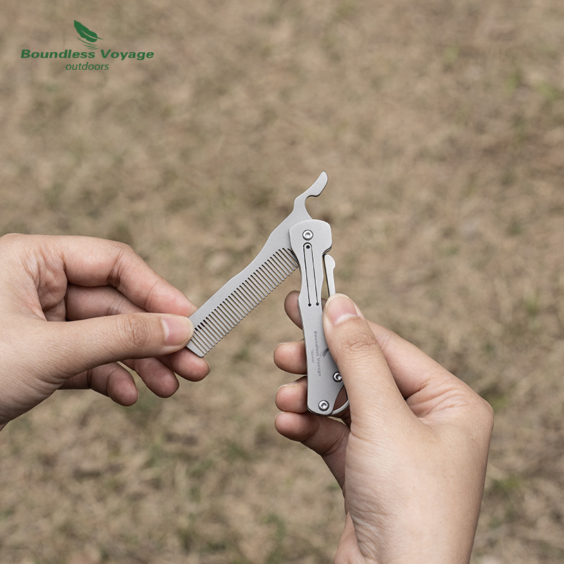 Pure Titanium Folding Comb, Ul - Comb Pocket Titanium recension och pris