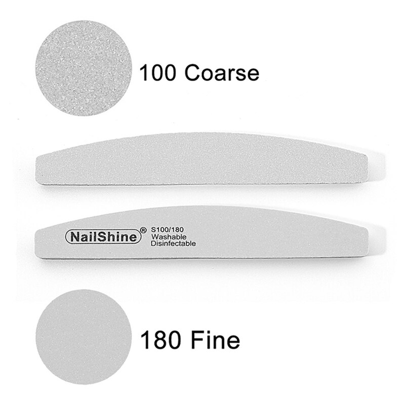 10/30pcs Double-sided Nail Fil - Nail File Titanium recension och pris