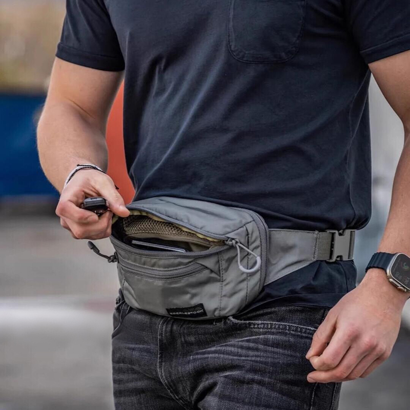 Mens Belt Bag with Adjustable  - Edc Carry Fanny Pack recension och pris