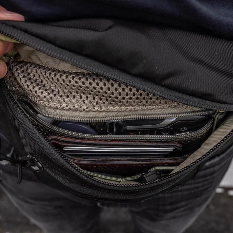 Mens Belt Bag with Adjustable  - Edc Carry Fanny Pack recension och pris