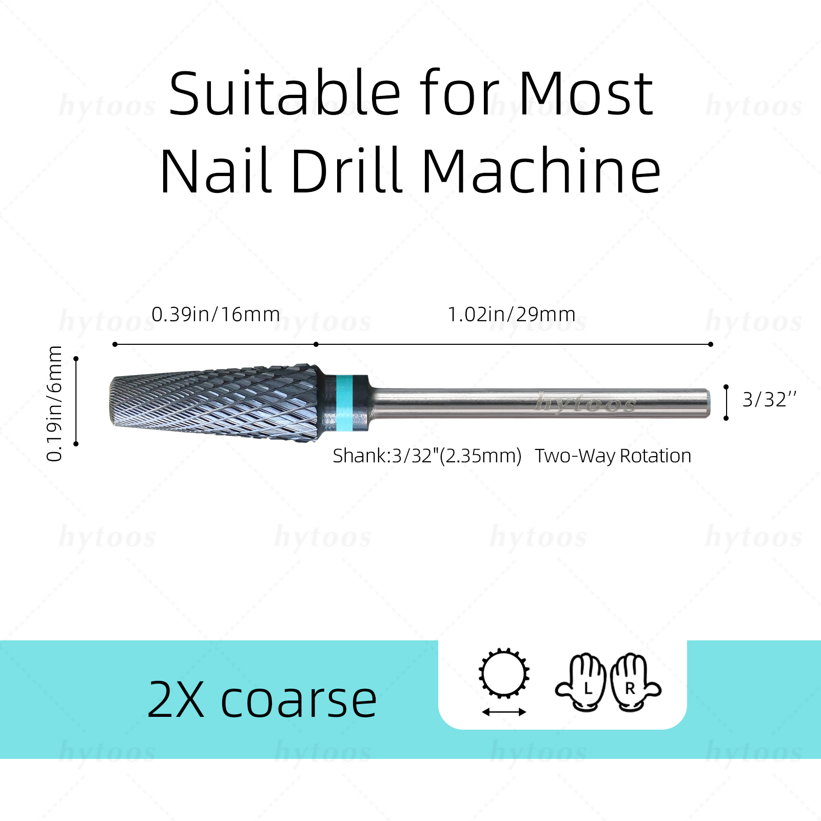 HYTOOS Safety 5 in 1 Pro Nail  - Nail File Titanium recension och pris