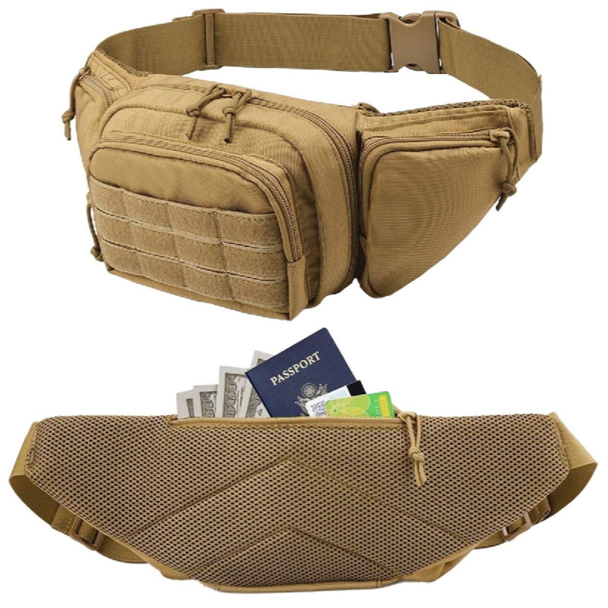 MOLLE Tactical Concealed Carry - Edc Carry Fanny Pack recension och pris