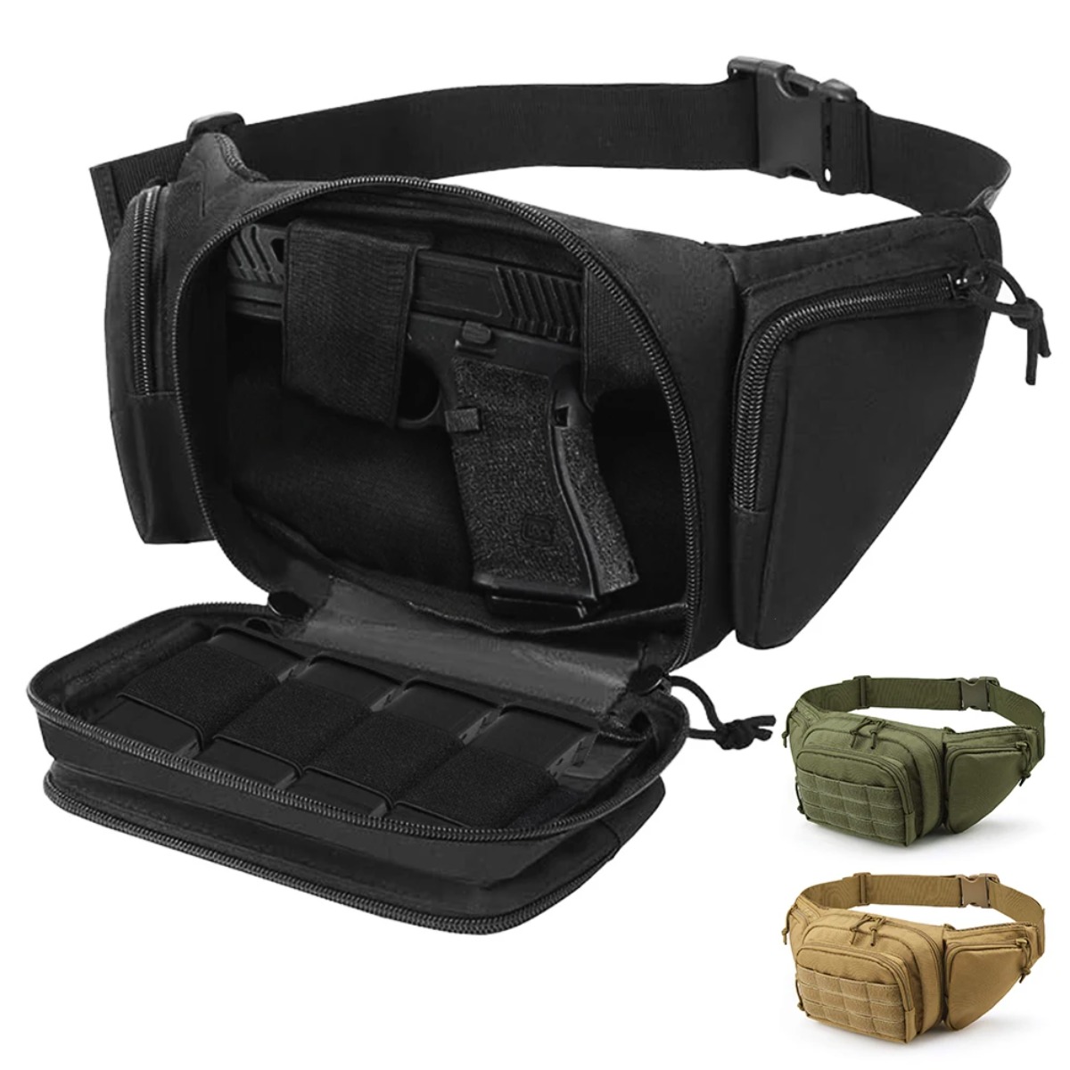 MOLLE Tactical Concealed Carry - Edc Carry Fanny Pack recension och pris