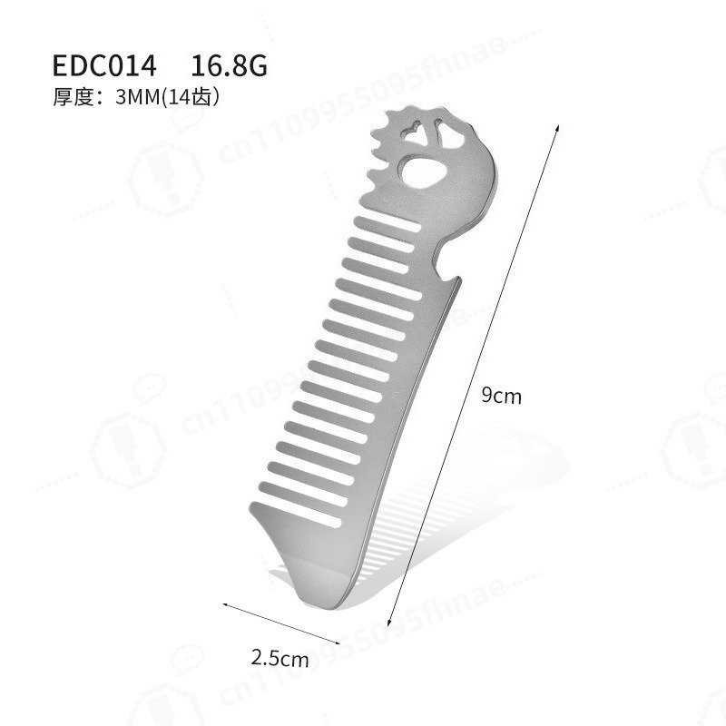 Titanium Alloy Men Oil Head St - Comb Pocket Titanium recension och pris