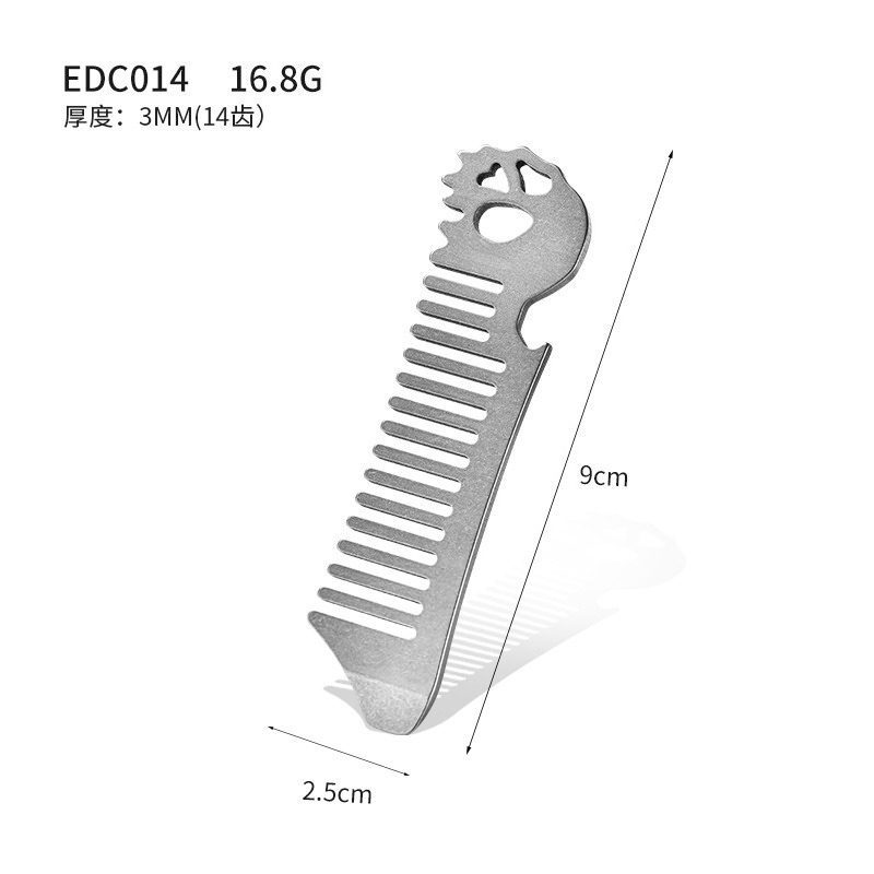 Titanium Alloy Men Oil Head St - Comb Pocket Titanium recension och pris