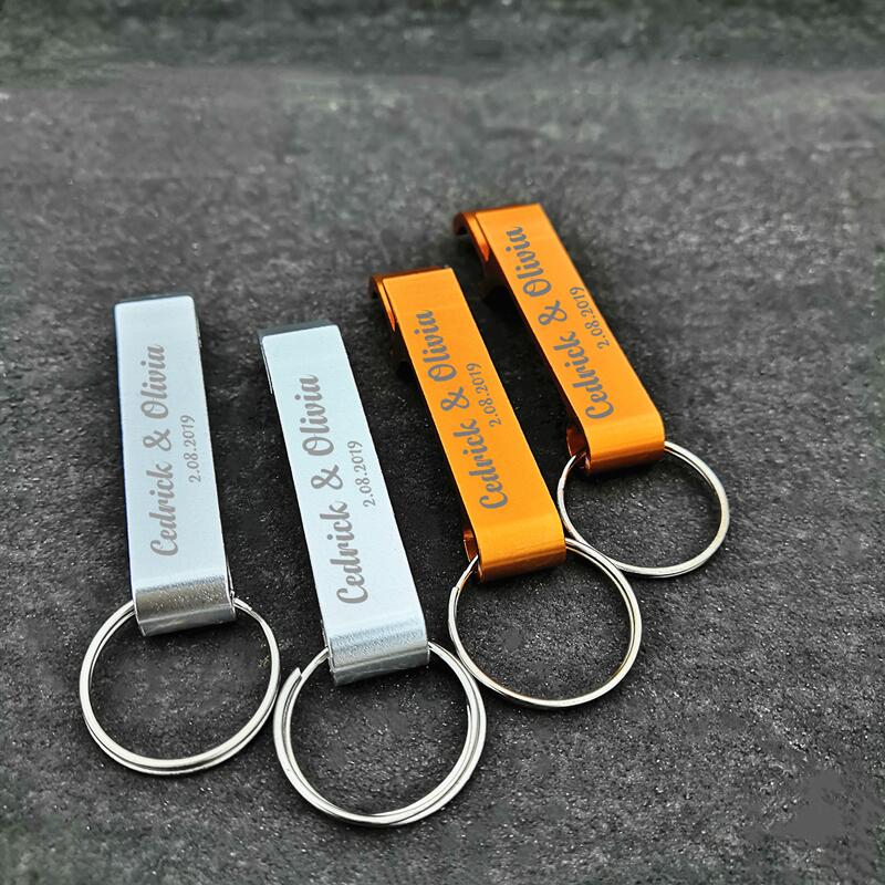 10/30/50/100 Pcs Personalized  - Bottle Opener Keyring recension och pris