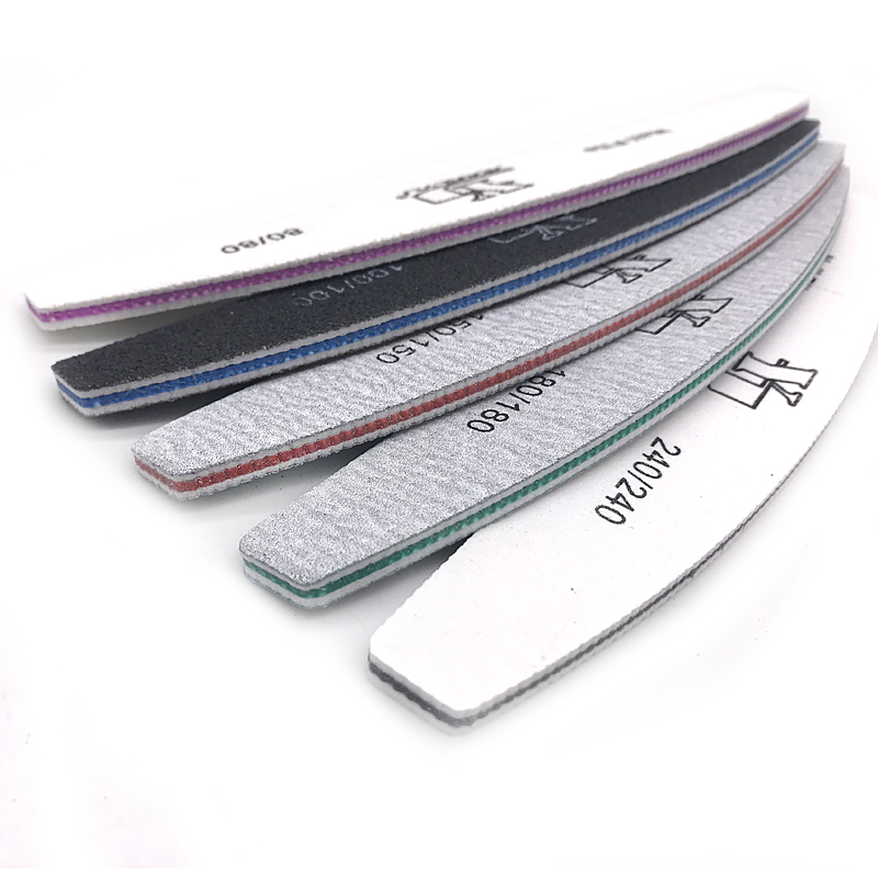 2/5pcs/lot Moon Nail File Mix  - Nail File Titanium recension och pris