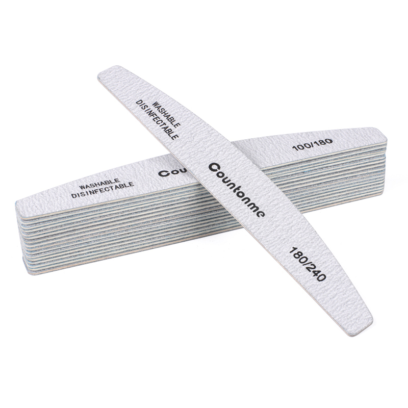 10Pcs/20Pcs Professional Woode - Nail File Titanium recension och pris