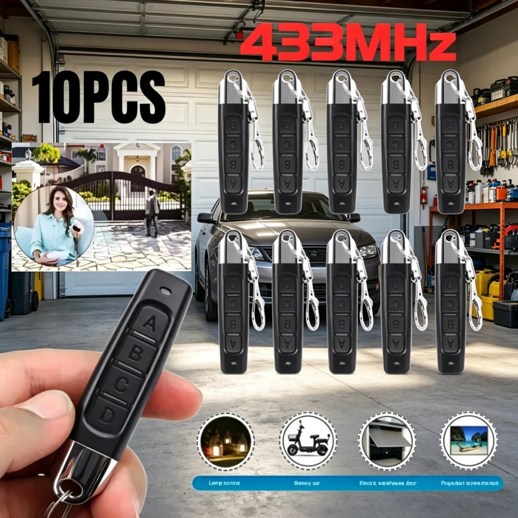 433MHz 4-Button Remote Control - Bottle Opener Keyring recension och pris