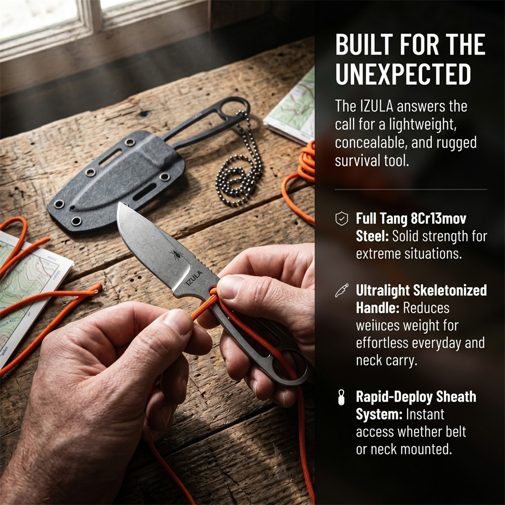 Daily Carry Full Tang Fixed Bl - Edc Concealed Carry Knife recension och pris