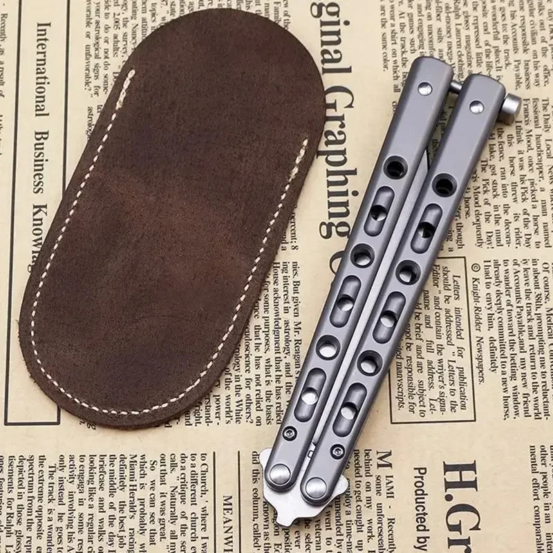 Leather small knife cover carr - Edc Pocket Carry Fixed Blade recension och pris