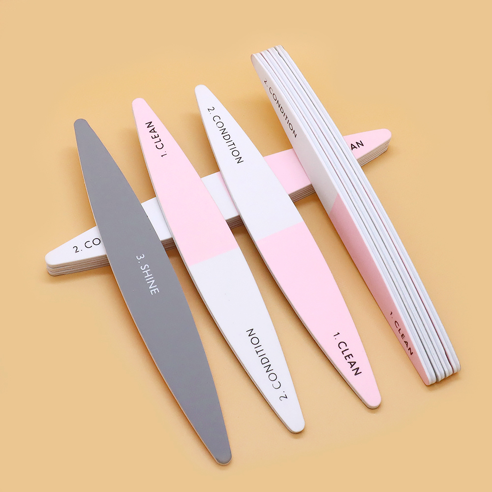 30Pcs Three Sided Nail Buffer  - Nail File Titanium recension och pris