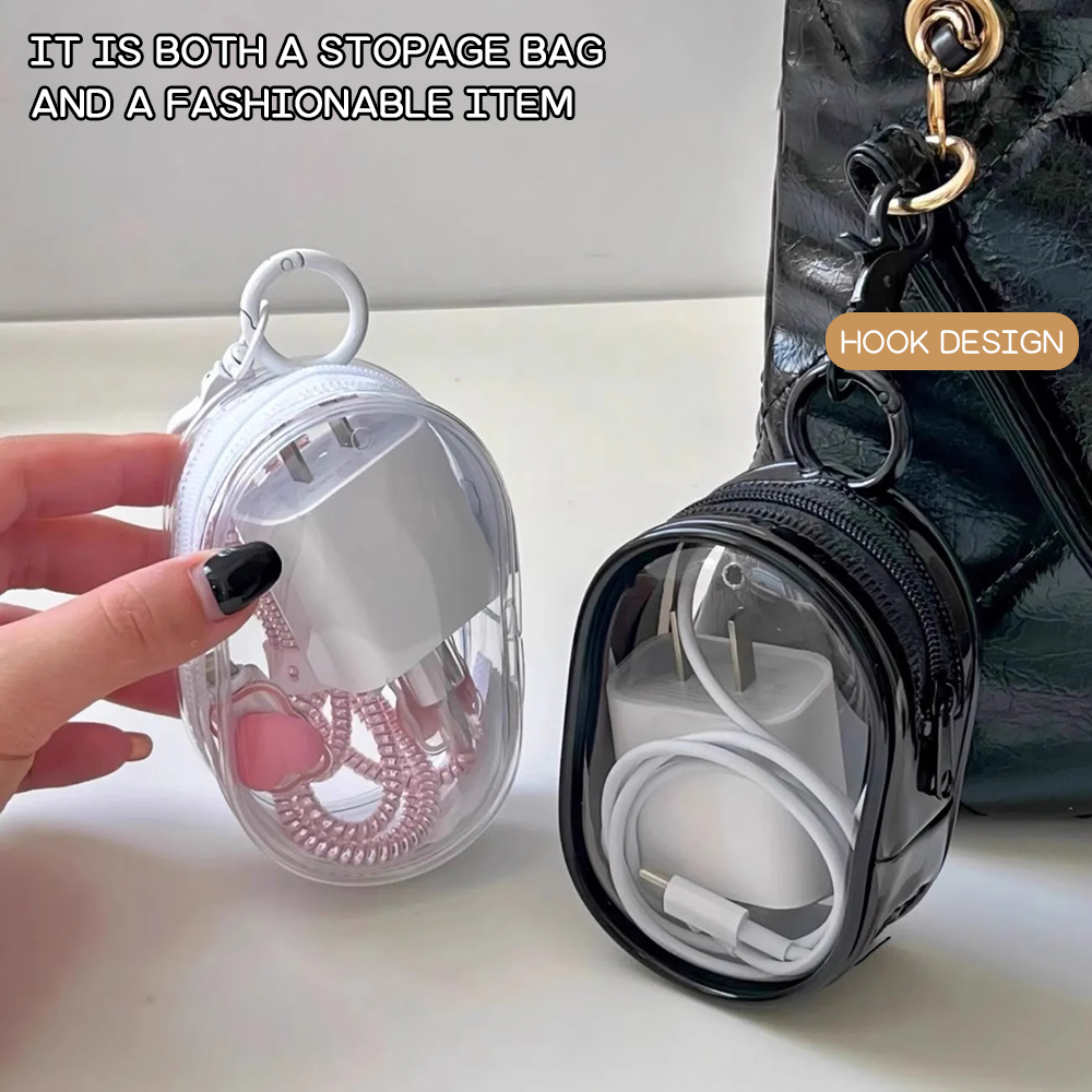 Storage Pouch Keychain Bag+Sle - Cable Winder Keychain recension och pris