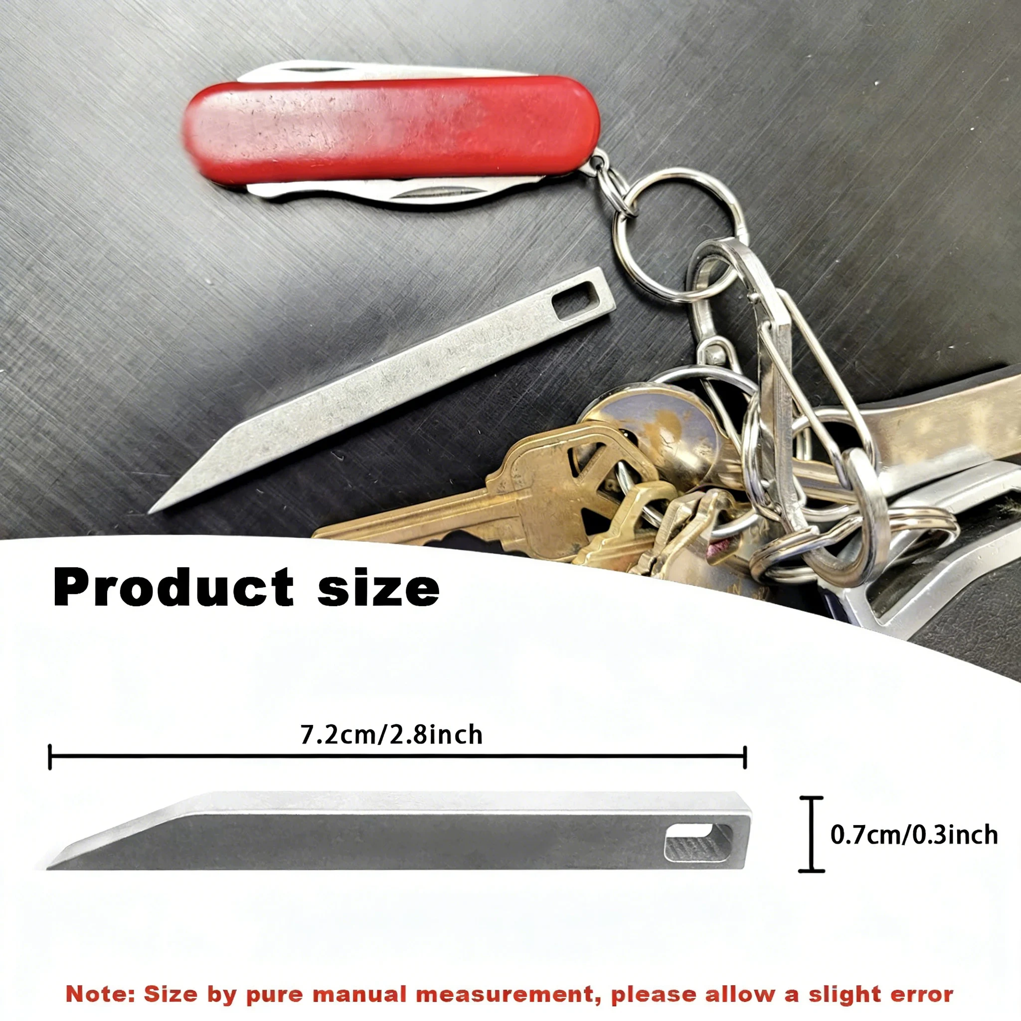 Heavy Duty Keychain Prybar EDC - Edc Every Day Carry おもちゃ recension och pris