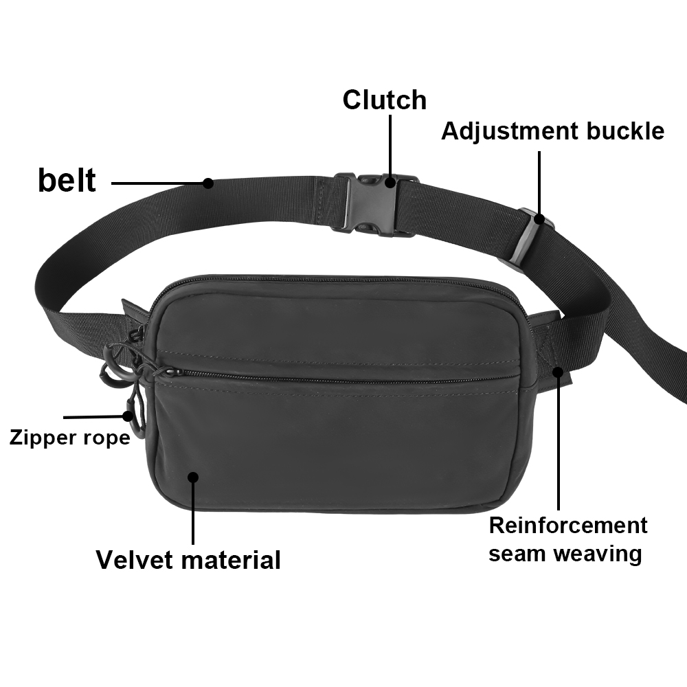 Tactical Crossbody Bag Pistol  - Edc Carry Fanny Pack recension och pris