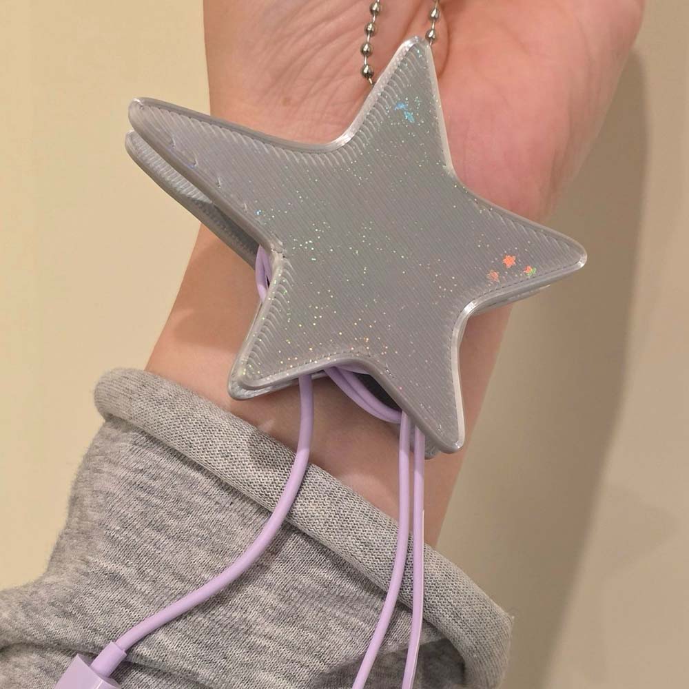 Cute 3D Star Cable Winder, Sty - Cable Winder Keychain recension och pris