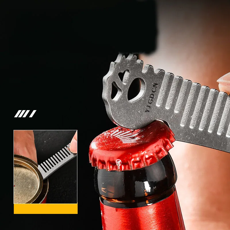 FEGVE Titanium alloy comb with - Comb Pocket Titanium recension och pris