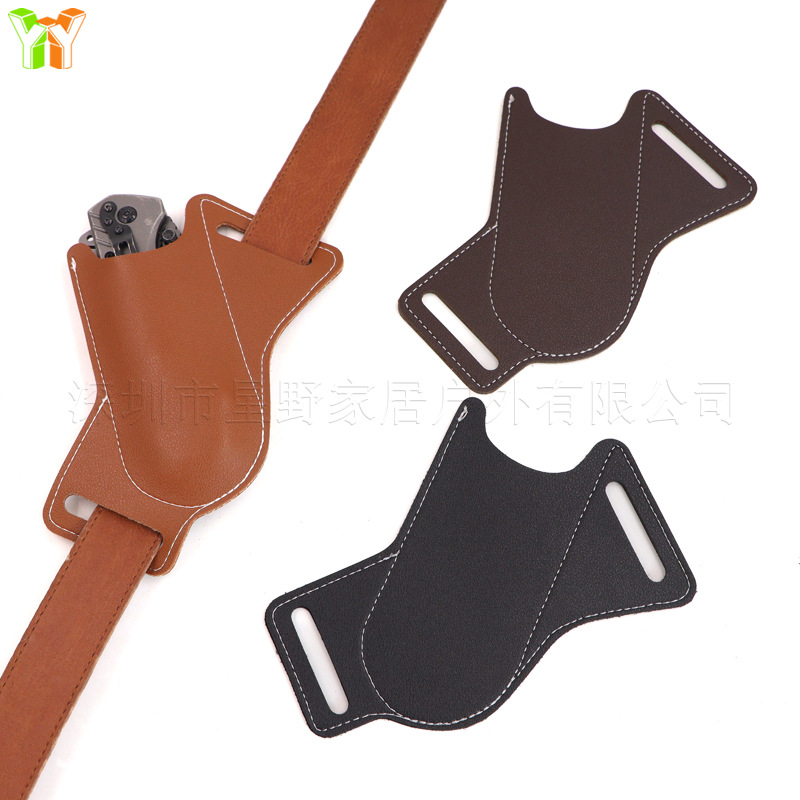 Leather Folding Knife Sheath,  - Leather Edc. Carry Pouch recension och pris