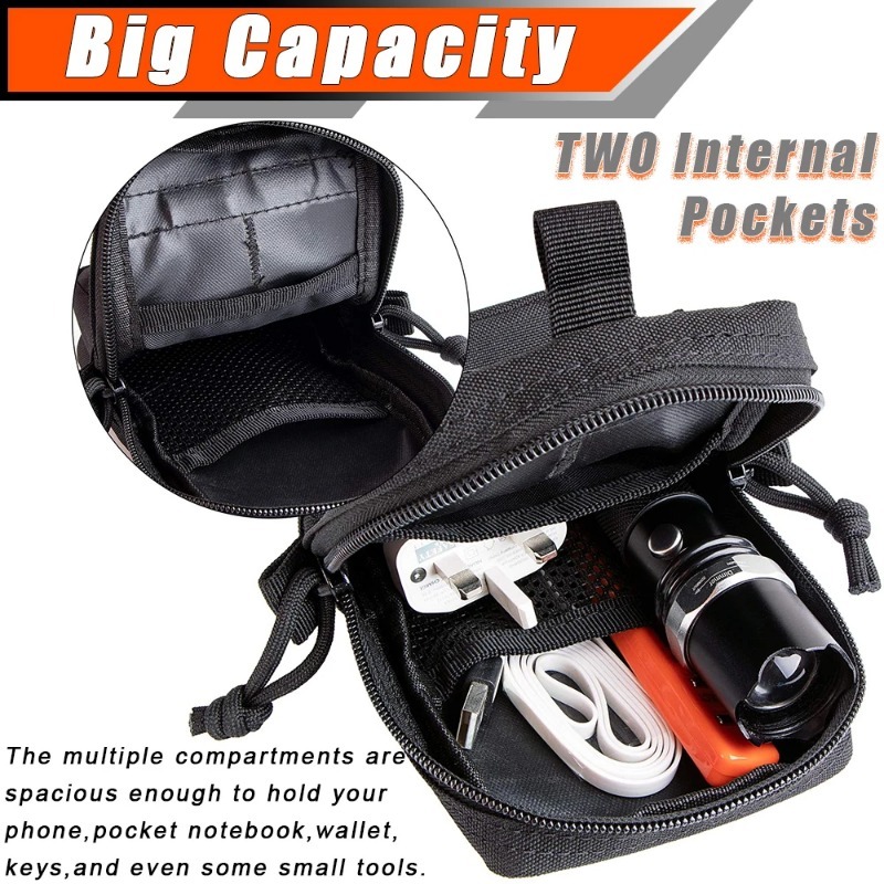 Tactical MOLLE EDC Utility Wai - Edc Carry Box recension och pris